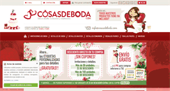 Desktop Screenshot of cosasdeboda.com